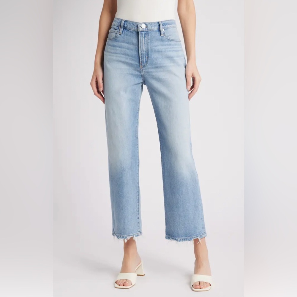 Le Jane Fray Hem Ankle Wide Leg Jeans
FRAME